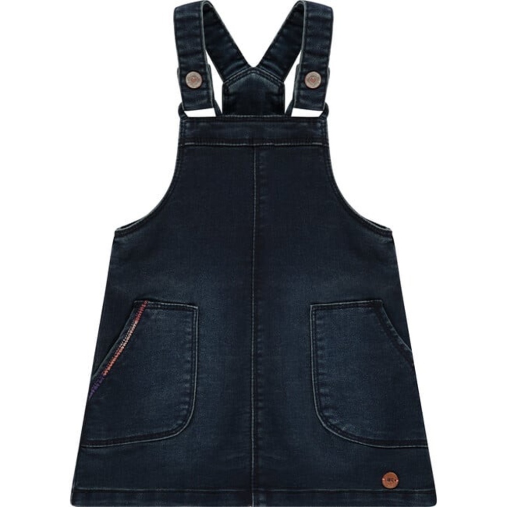Blue Denim Overalls with Classic Bib Design